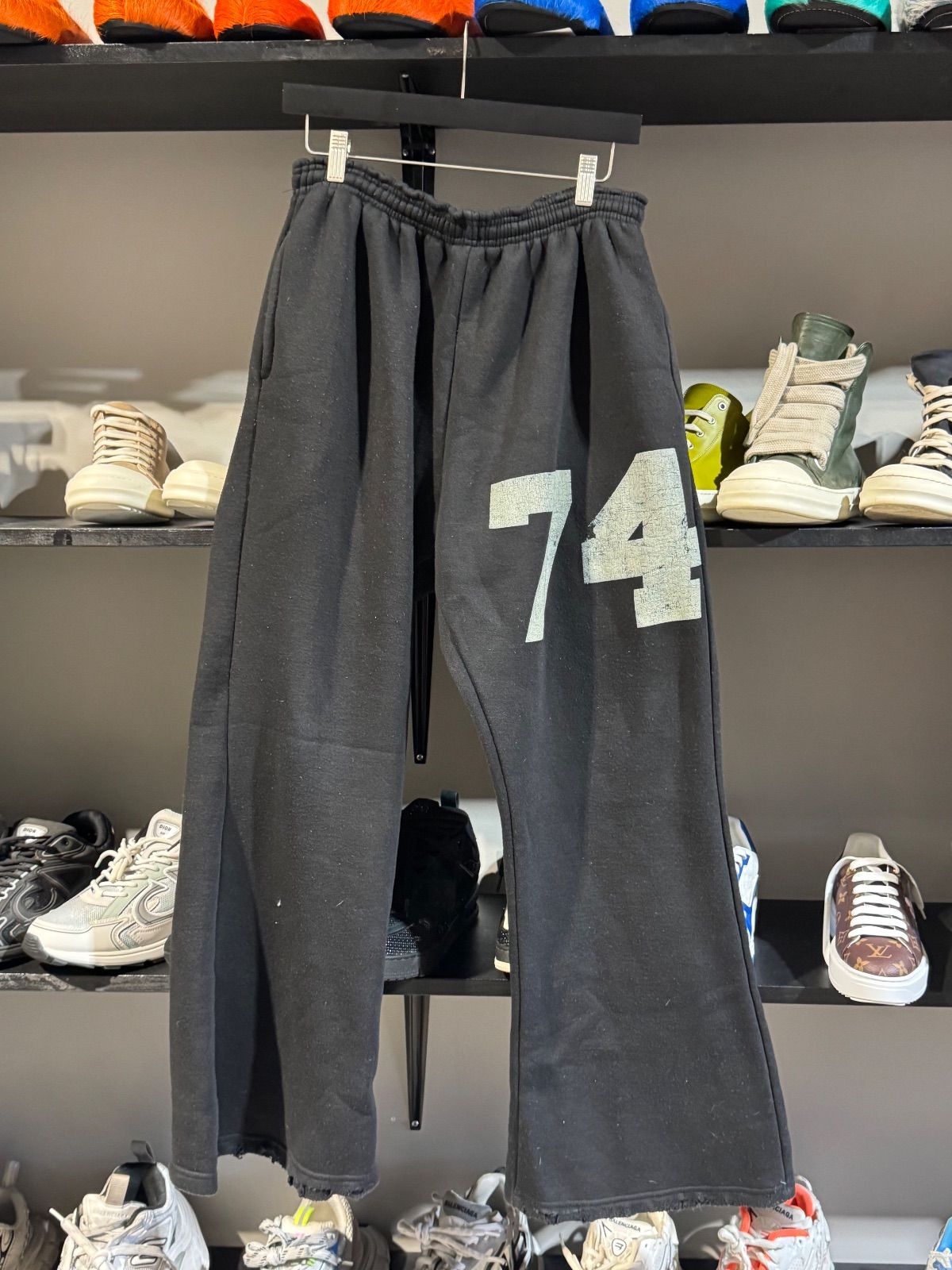 Black/Grey 74 Is War Sweats