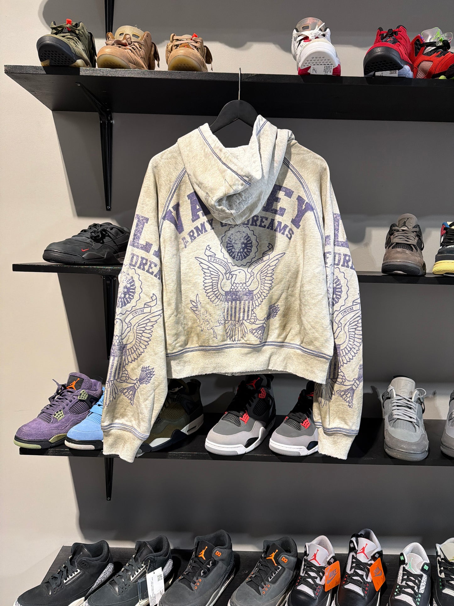 Vale Army Zipup Grey