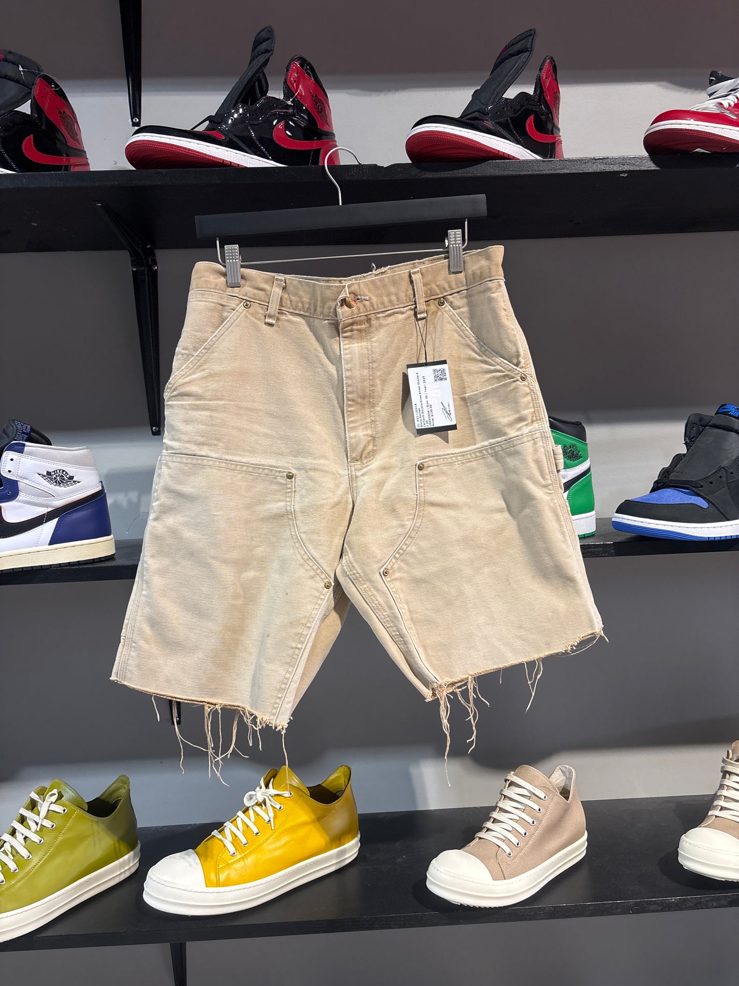 Carhartt Double Knee Khaki Shorts Sz 30