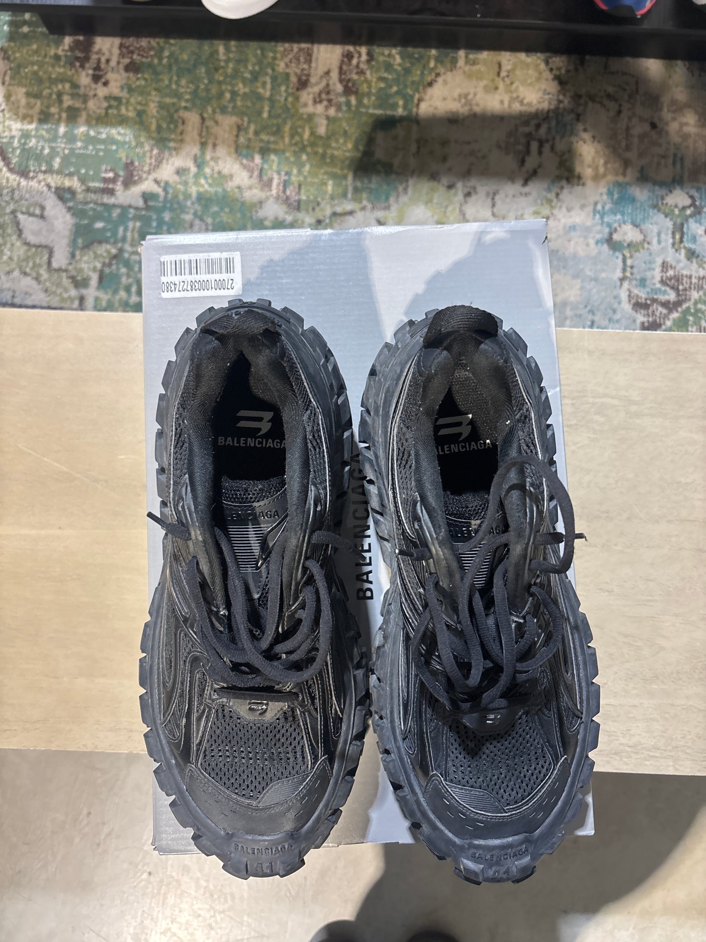 Balenciaga Defender Sneaker Black Used Sz 8