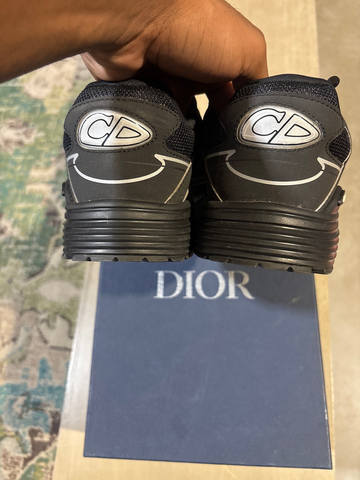 Christian Dior B30 Black Used Sz 12