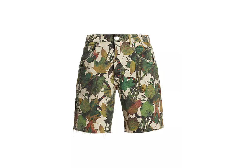 Purple Jean Short Camo