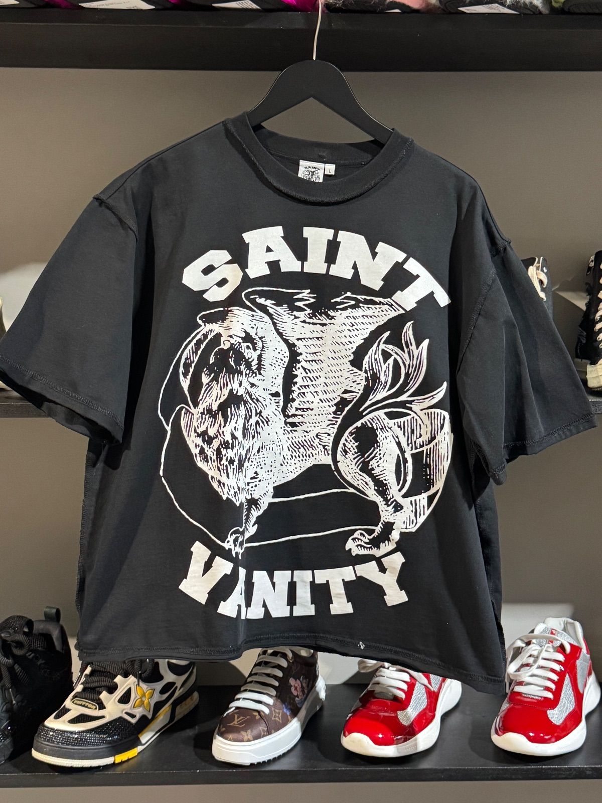 Saint Vanity Griffin Tee Black