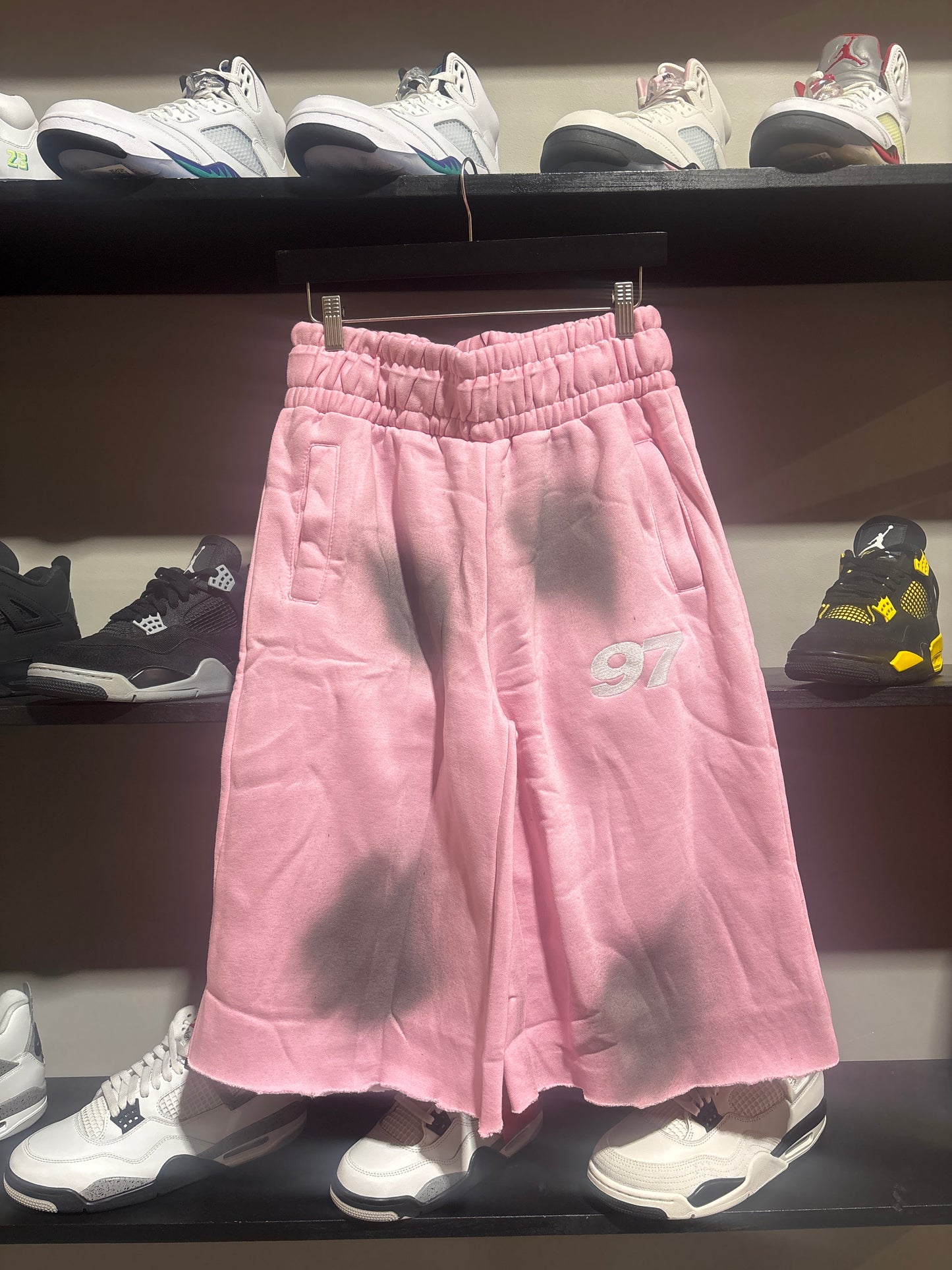Dominion Soft Pink 97 Cutoff Shorts