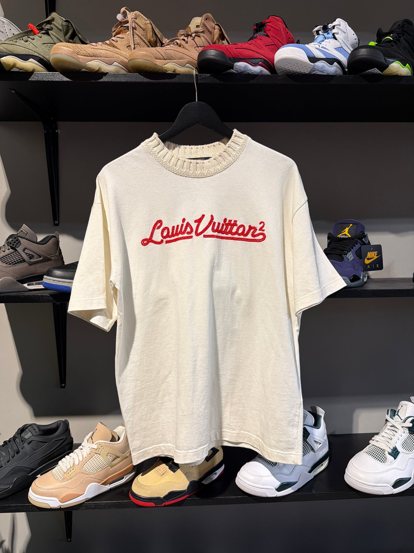 Louis Vuitton Nigo White Red Shortsleeve Sz M