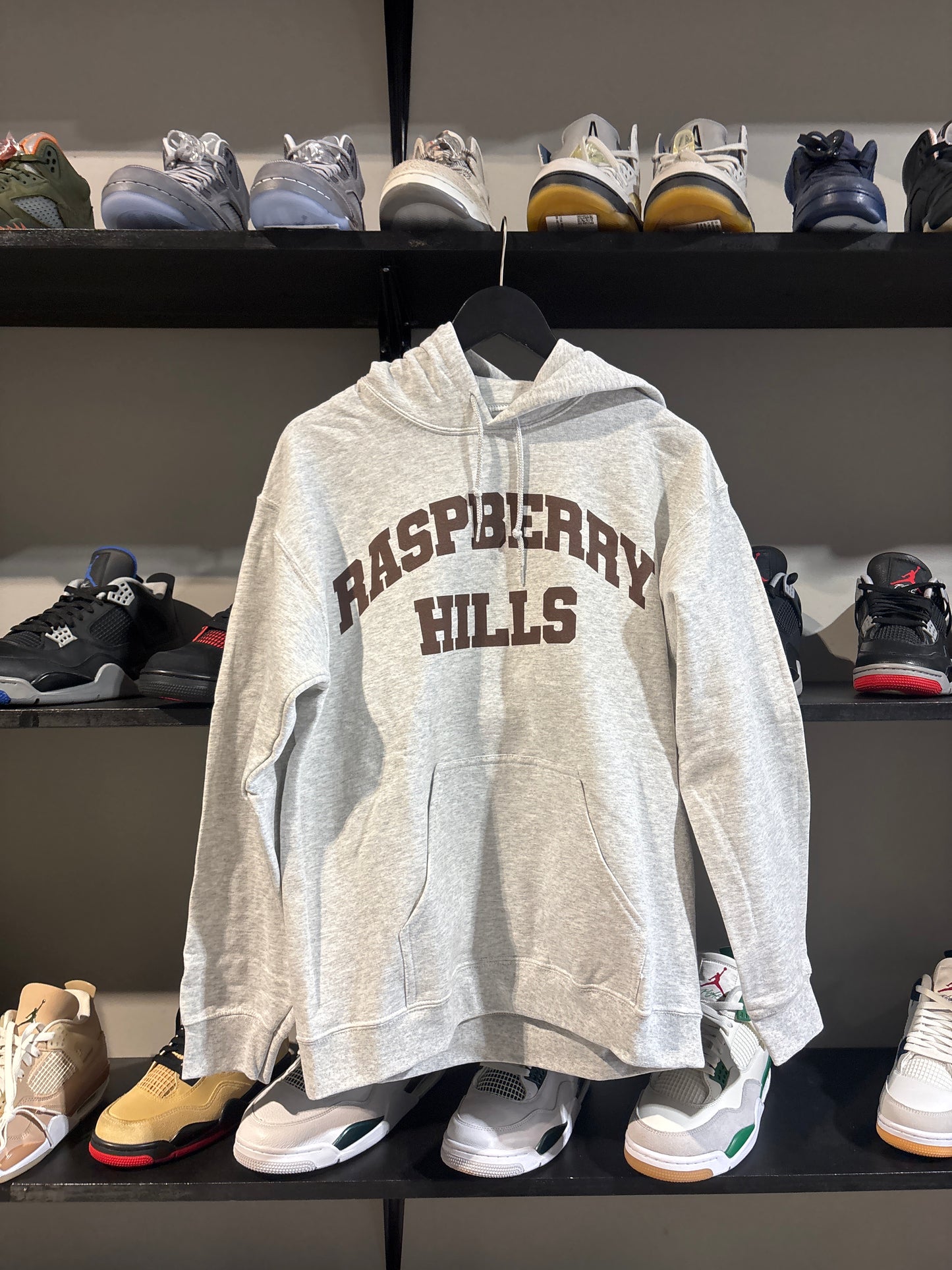 RASPBERRY HILLS BROWN/GREY HOODIE 2