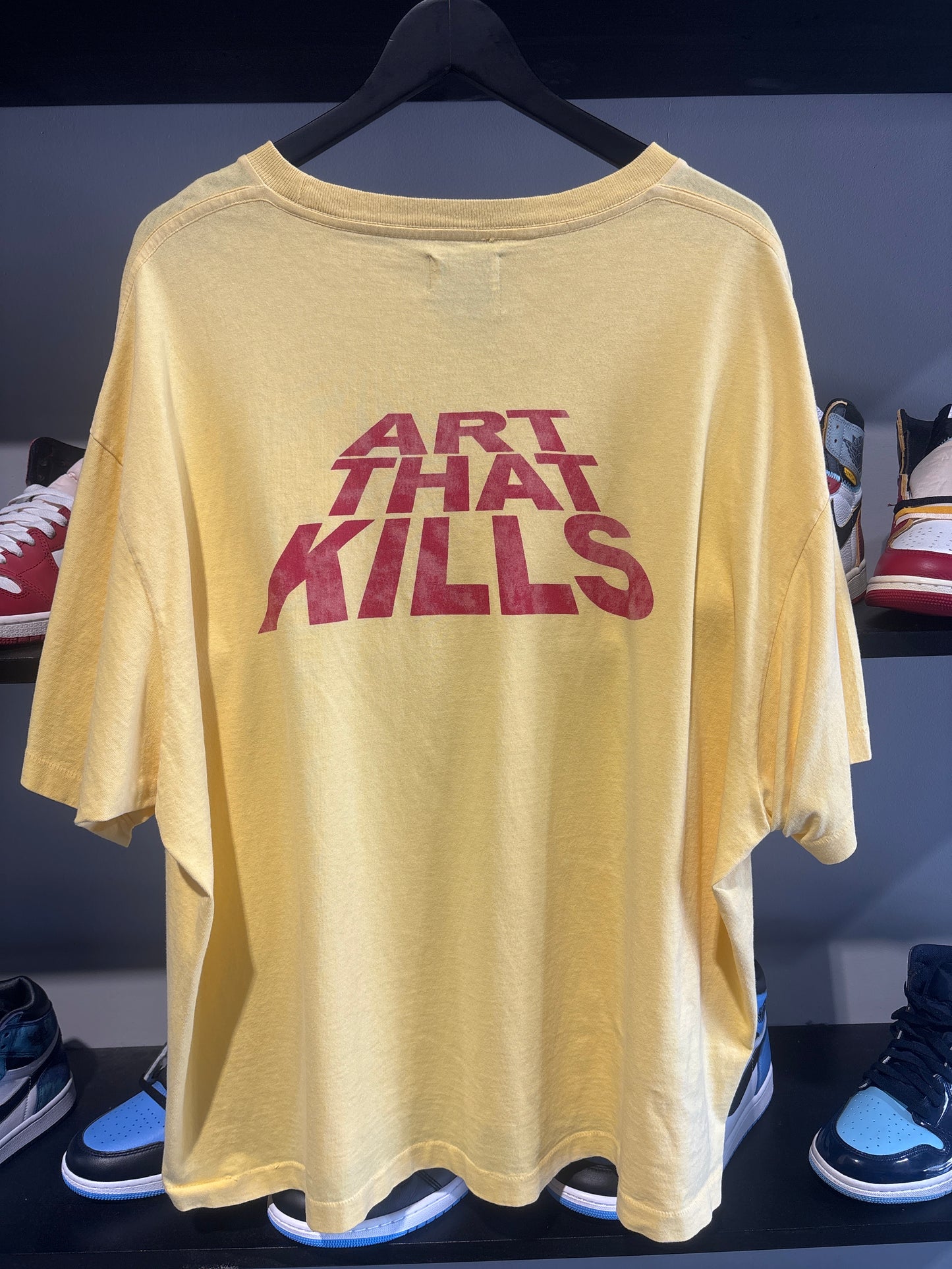 Gallery Dept. Art That Kills Logo T-Shirt Yellow