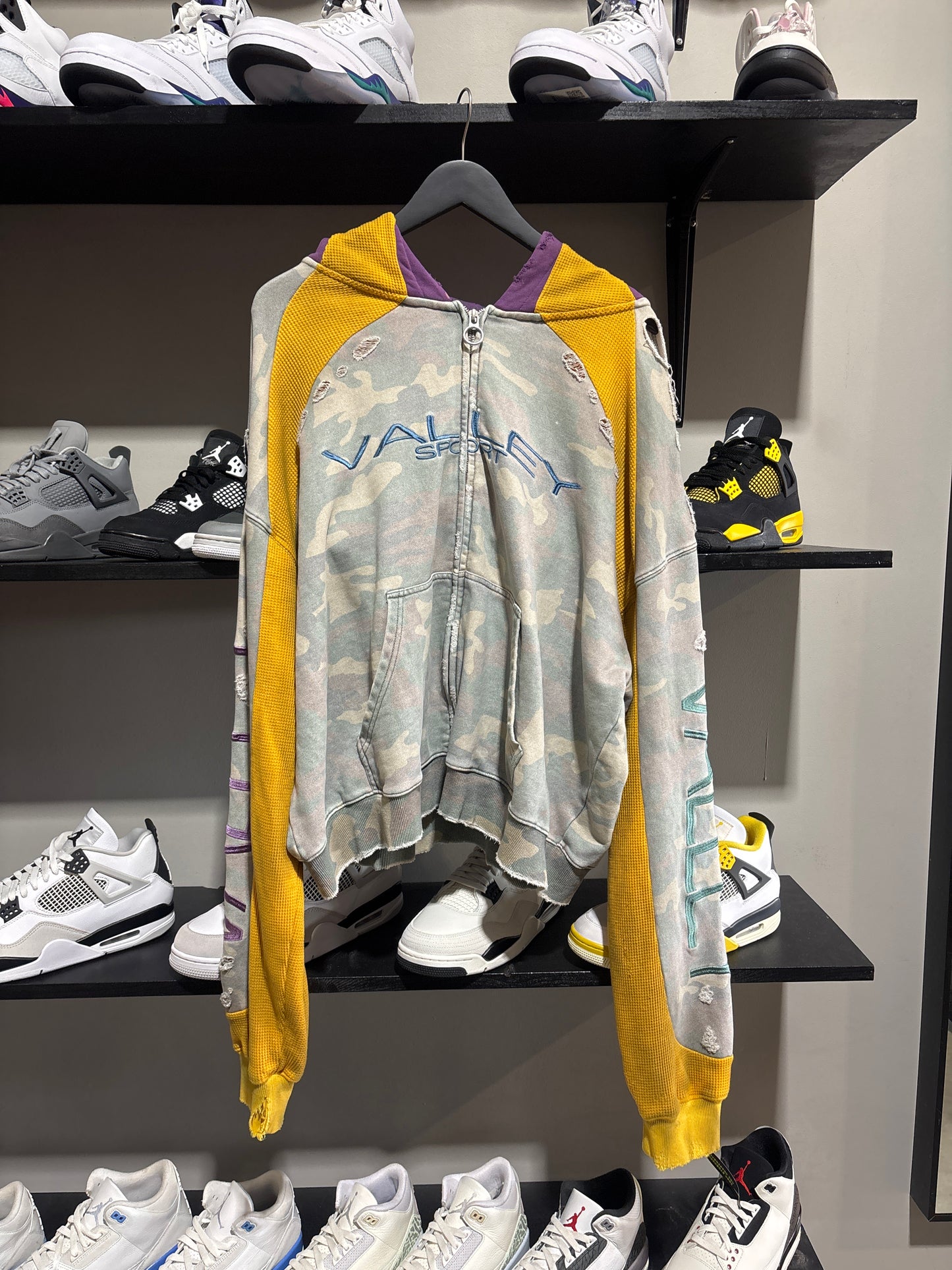 Vale Valley Sport Purple/Yellow/Camo Zipup