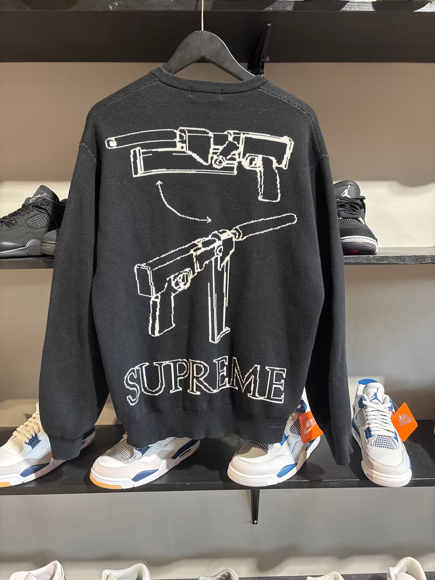 Supreme Aeon Sweater Black Sz M