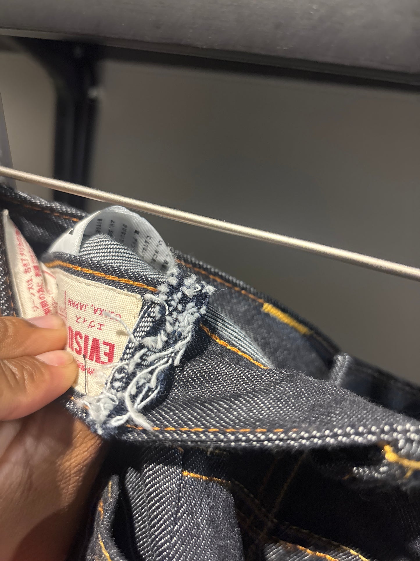 Evisu Indigo/Red Denim Sz 32