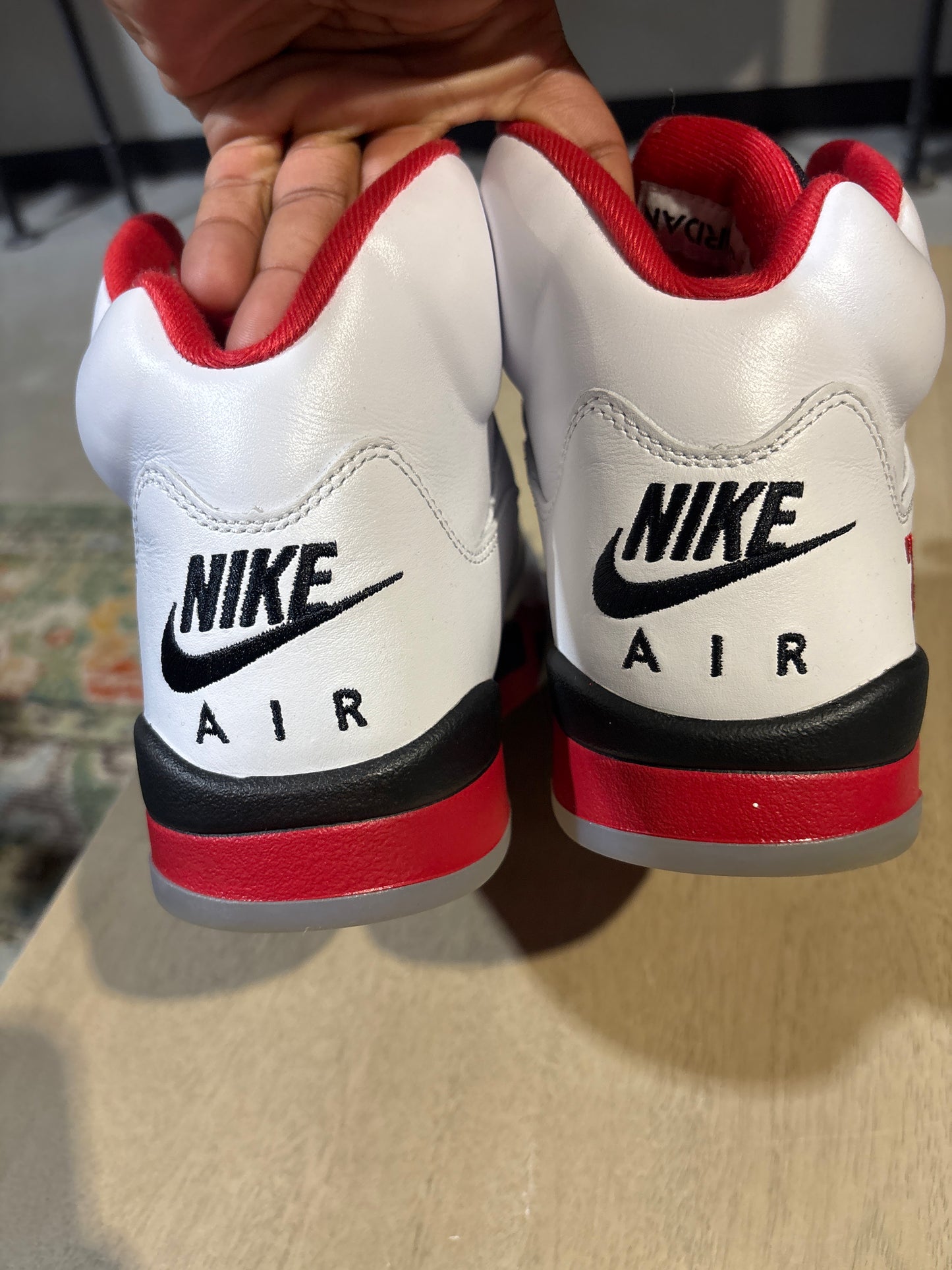 Jordan 5 Fire Red Used 8.5 NB