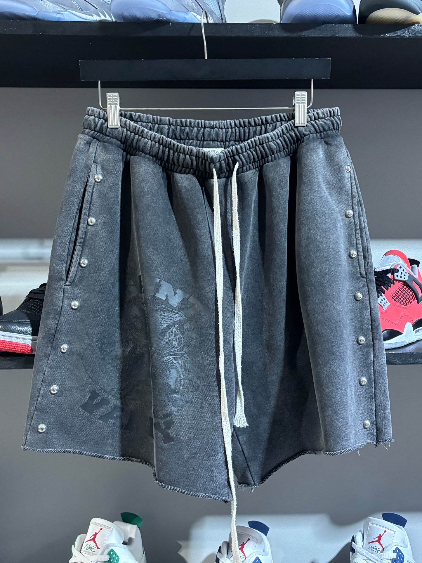 Saint Vanity Ash Black Shorts Sz L