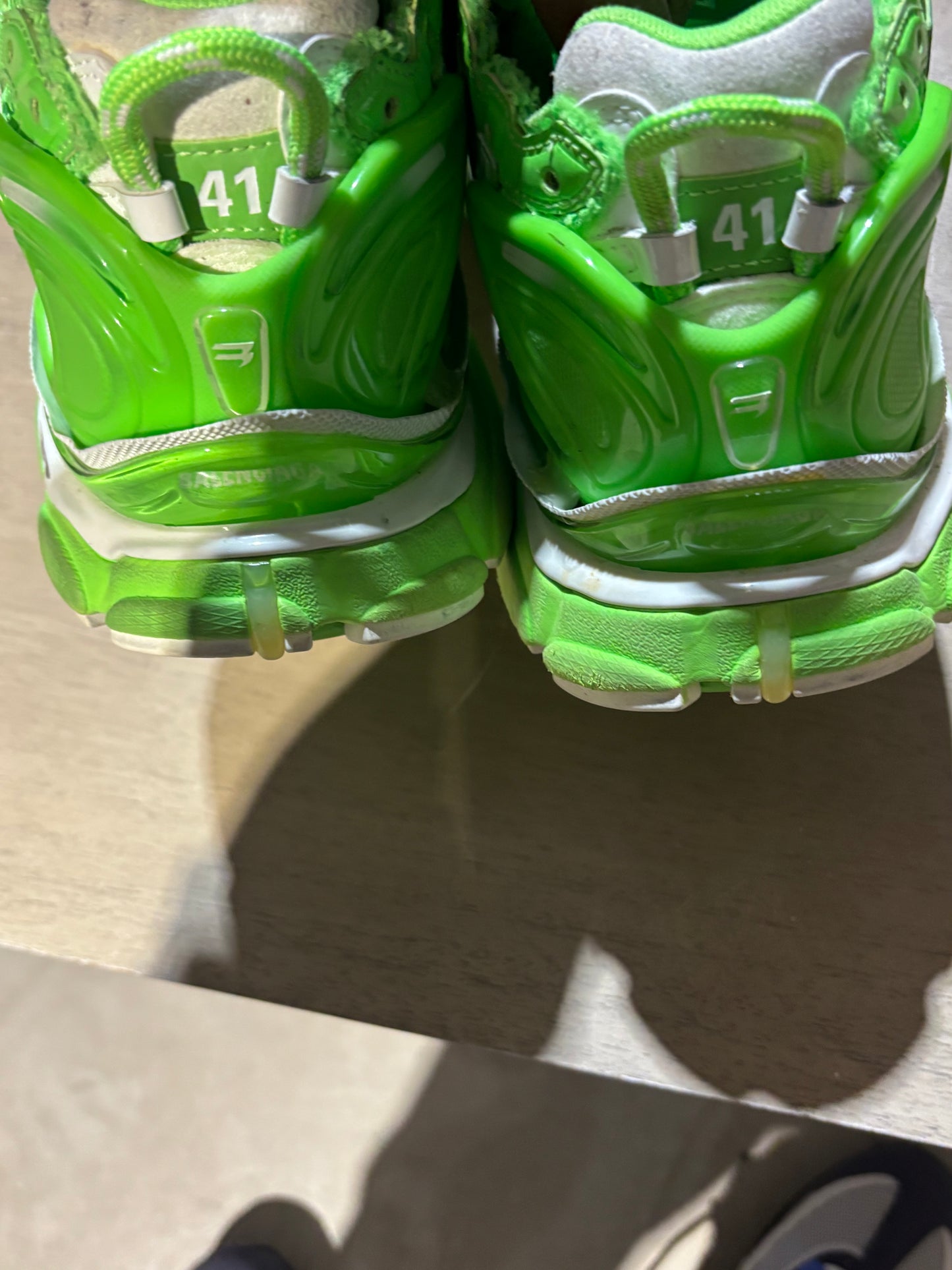 Balenciaga Green Runner Used SZ 8