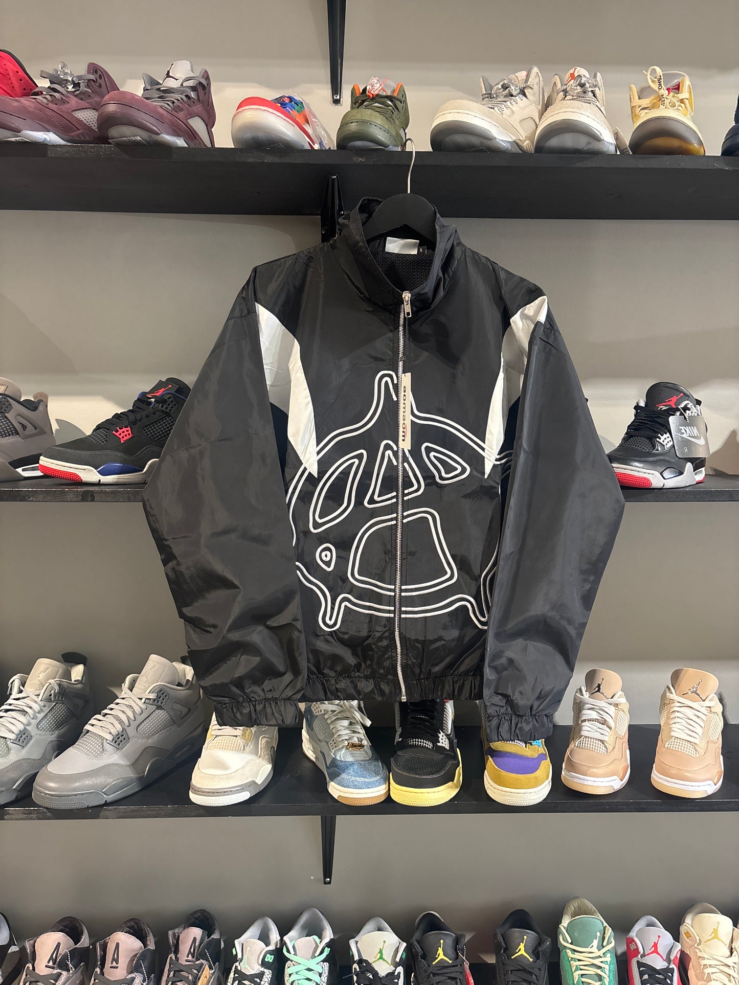 ABOMINABLE BLACK BIG A TRACK JACKET