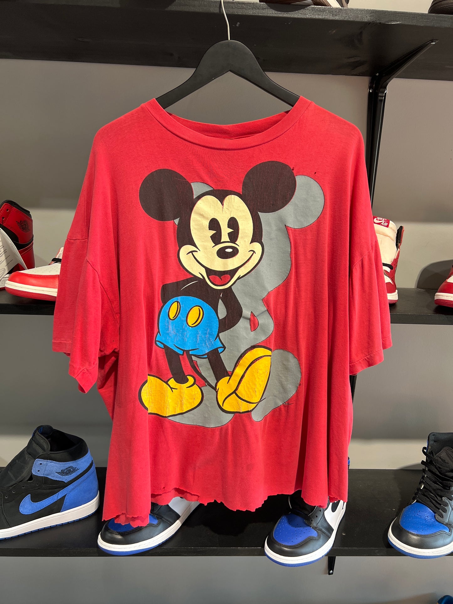 Vintage red Mickey Mouse tee