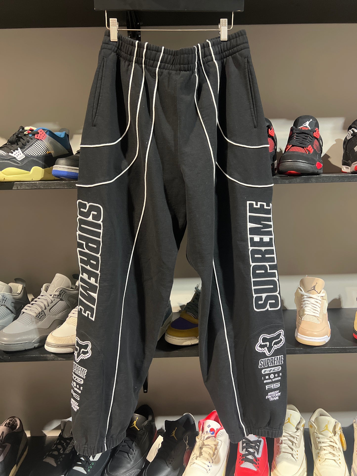 Supreme Fox Black Sweatpants