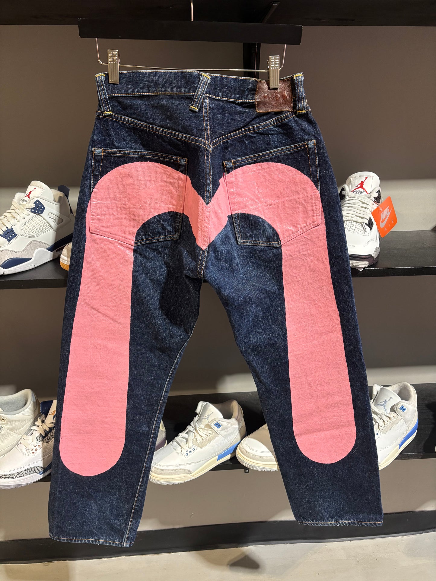 Vintage Evisu 224 pink jeans