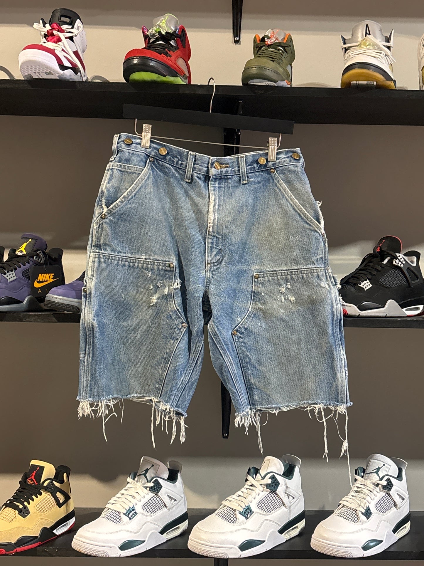 Carhartt Double Knee Denim Shorts Sz 34