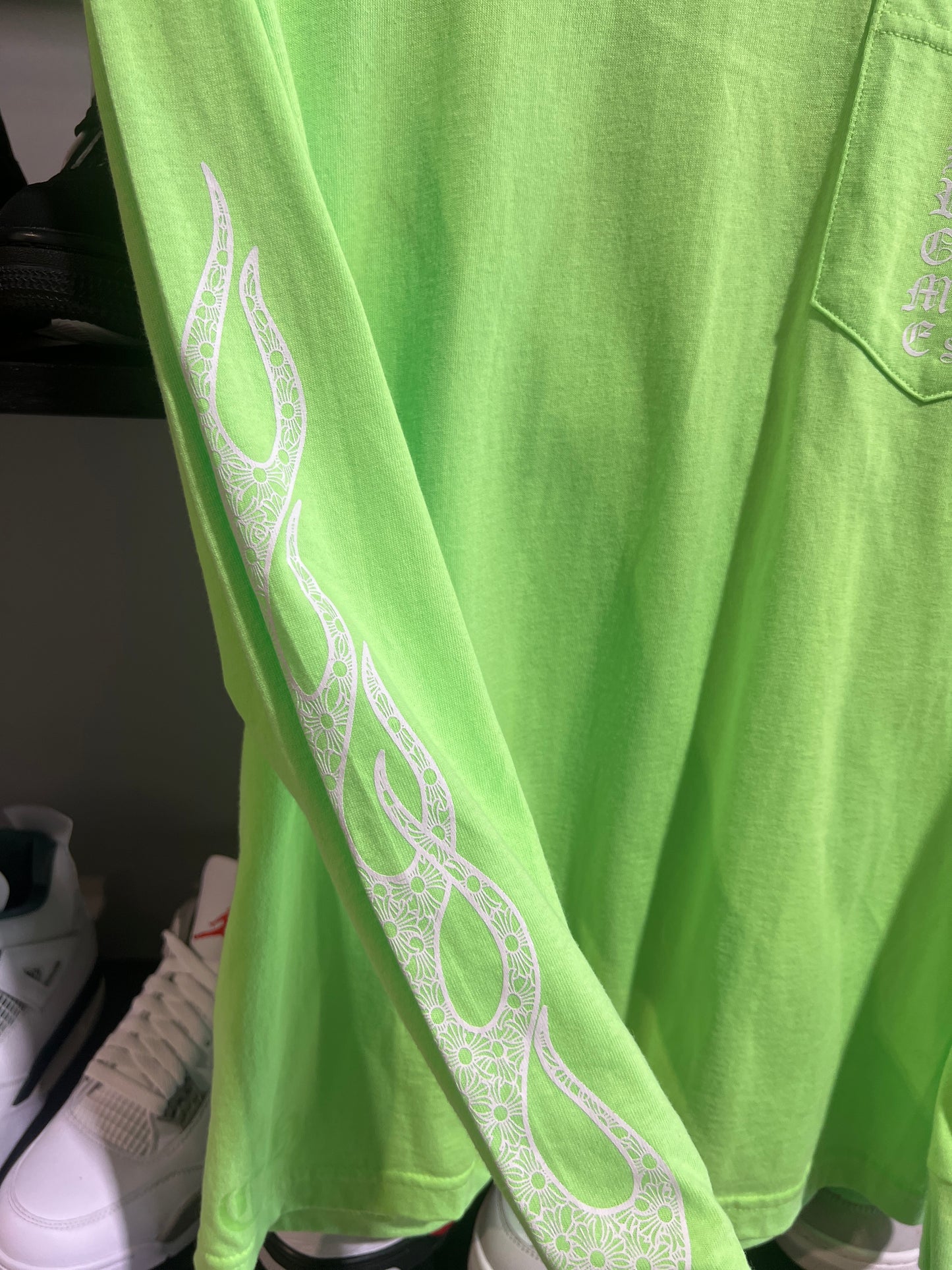 Chrome Hearts Green Long Sleeve Tee