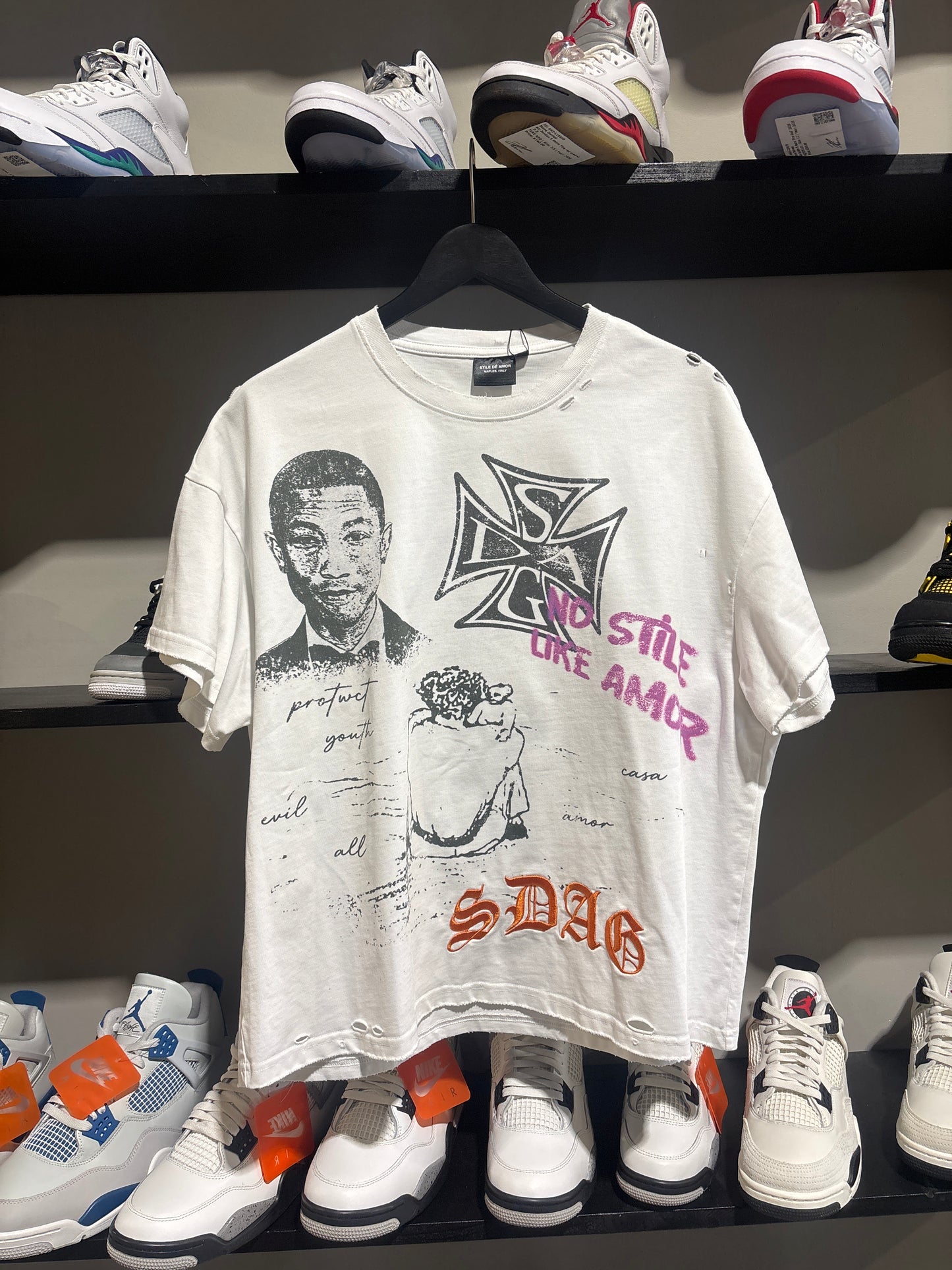 Stile De Amor Pharrell Tee White