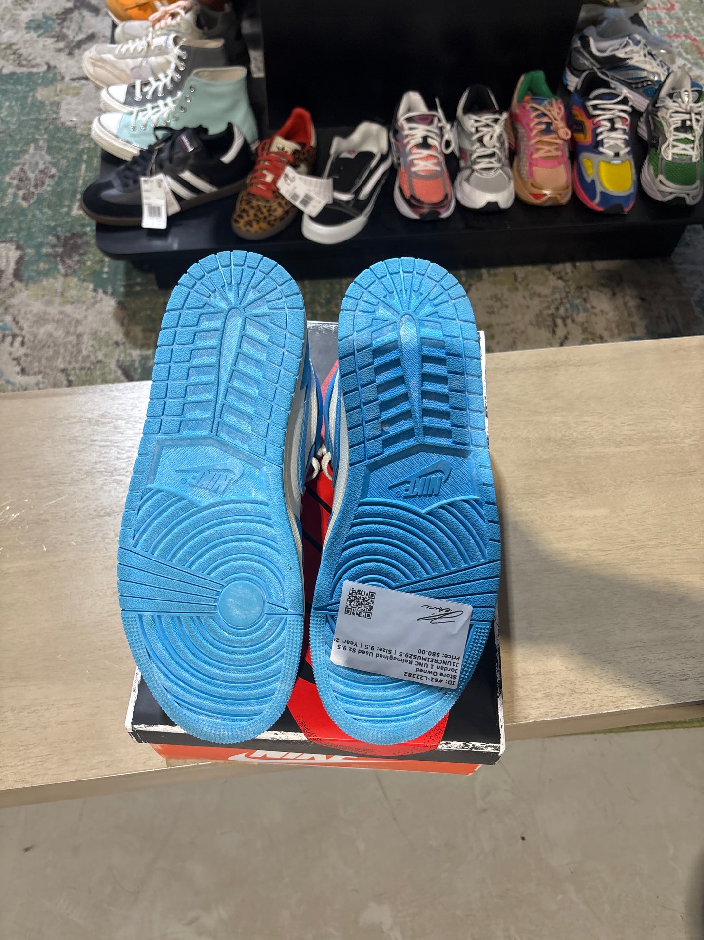 Jordan 1 UNC Reimagined Used Sz 9.5