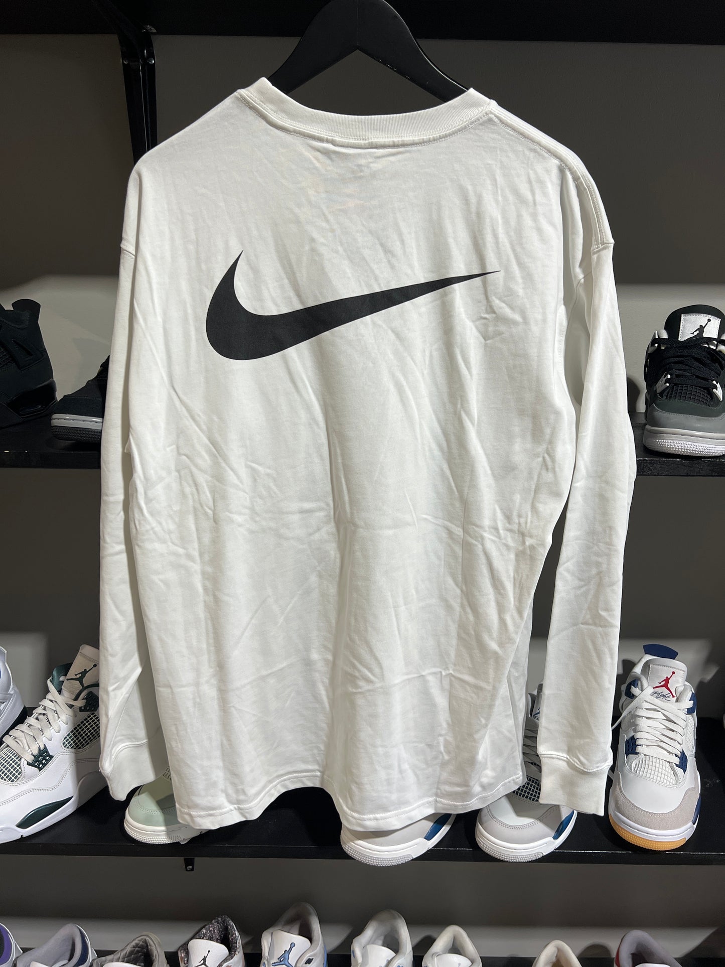 Stussy Nike Long Sleeve White Shirt