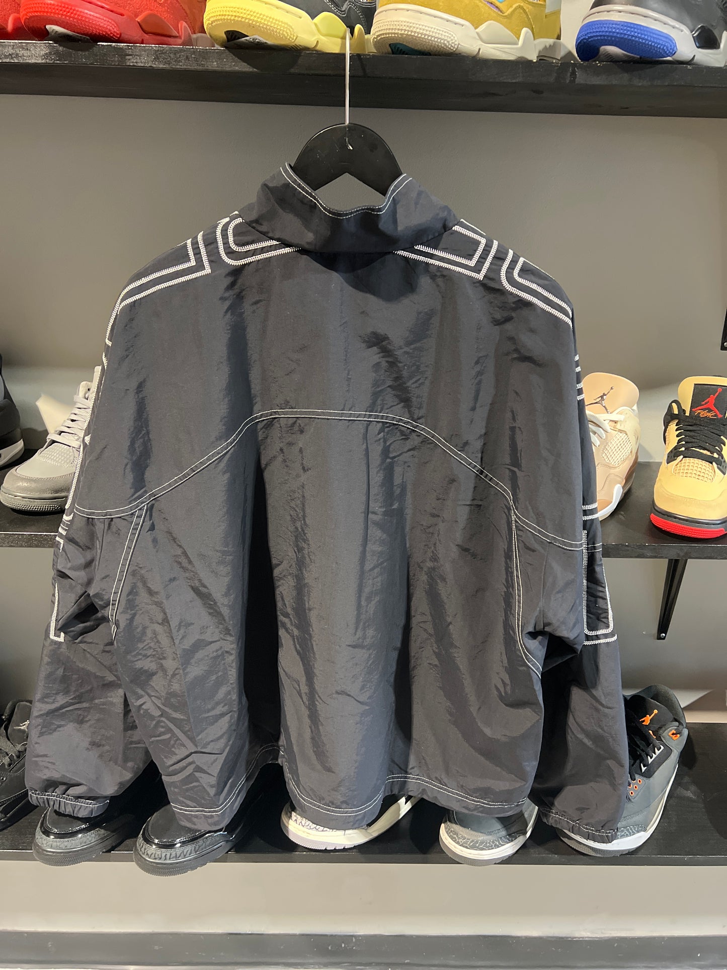 Supreme Nylon Black Outline Zipup