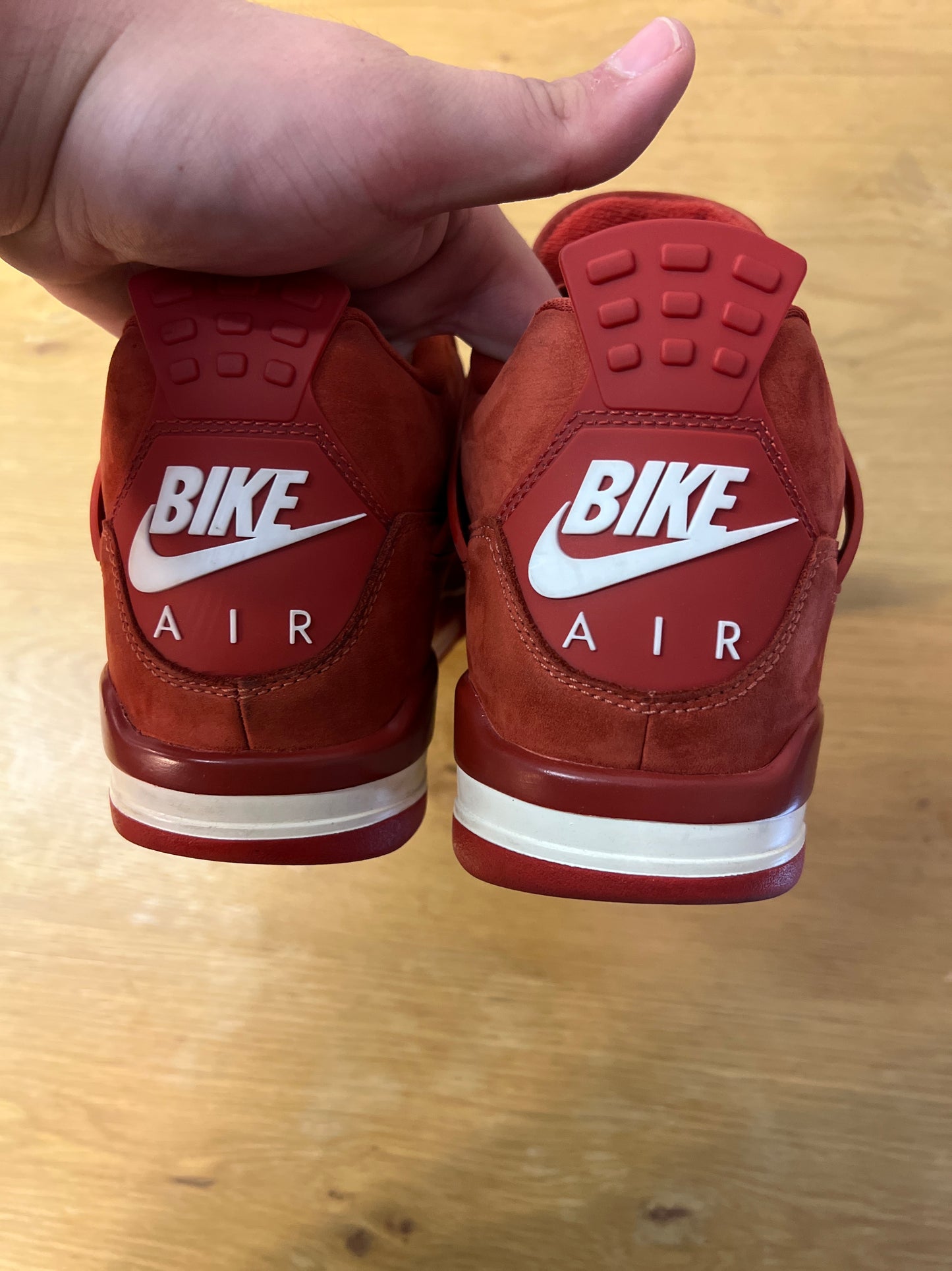 NIGEL X AIR JORDAN 4 BRICK BY BRICK USED SZ 8.5 NB