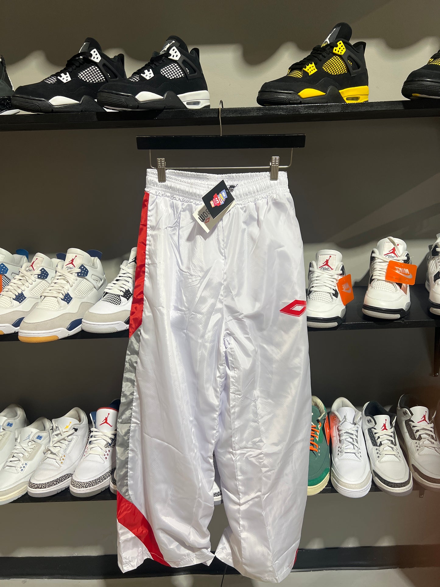 Abominable Red/Grey/White Track Pants