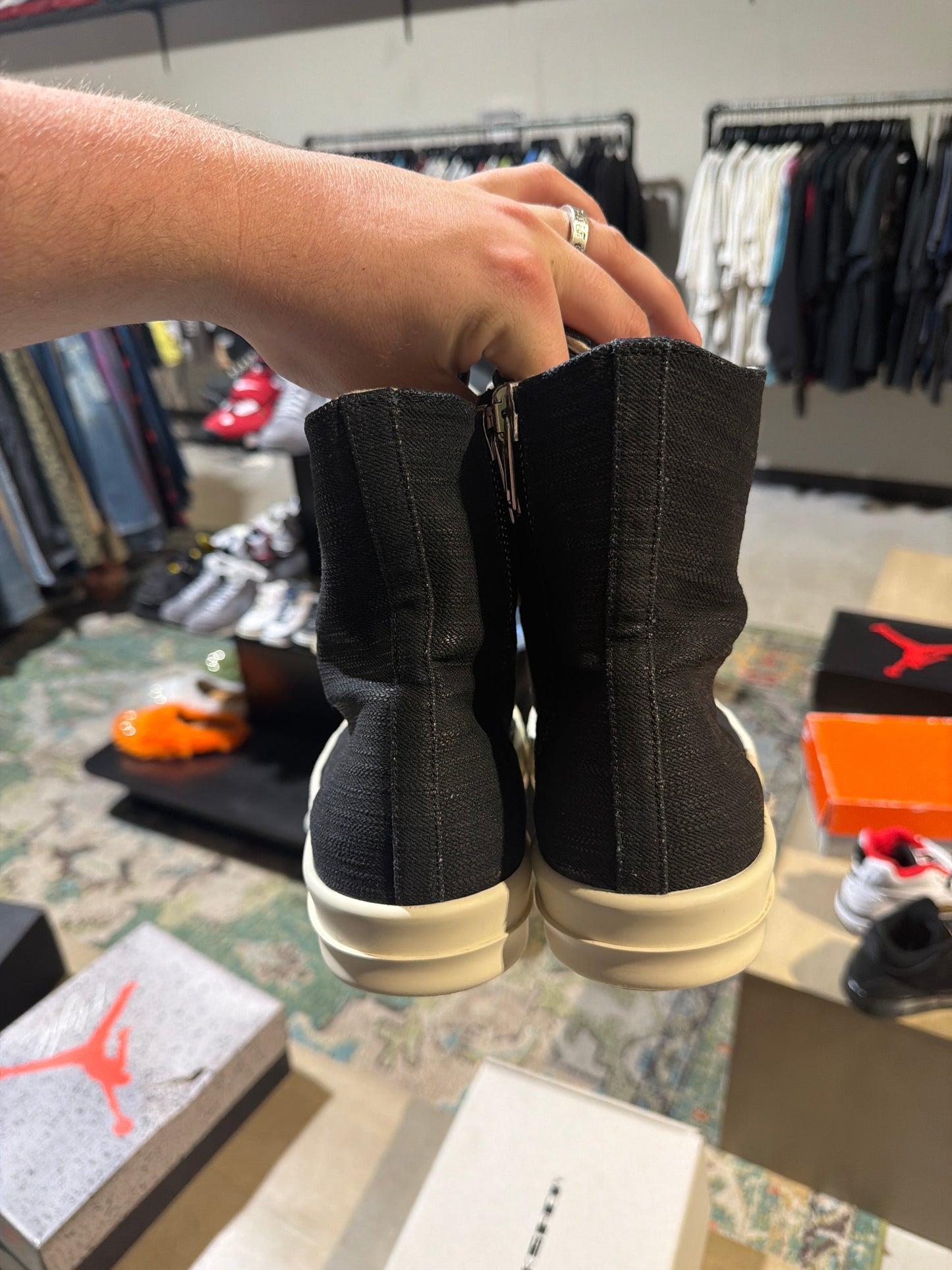 Rick Owens So C*nt Ramone Highs Sz 11