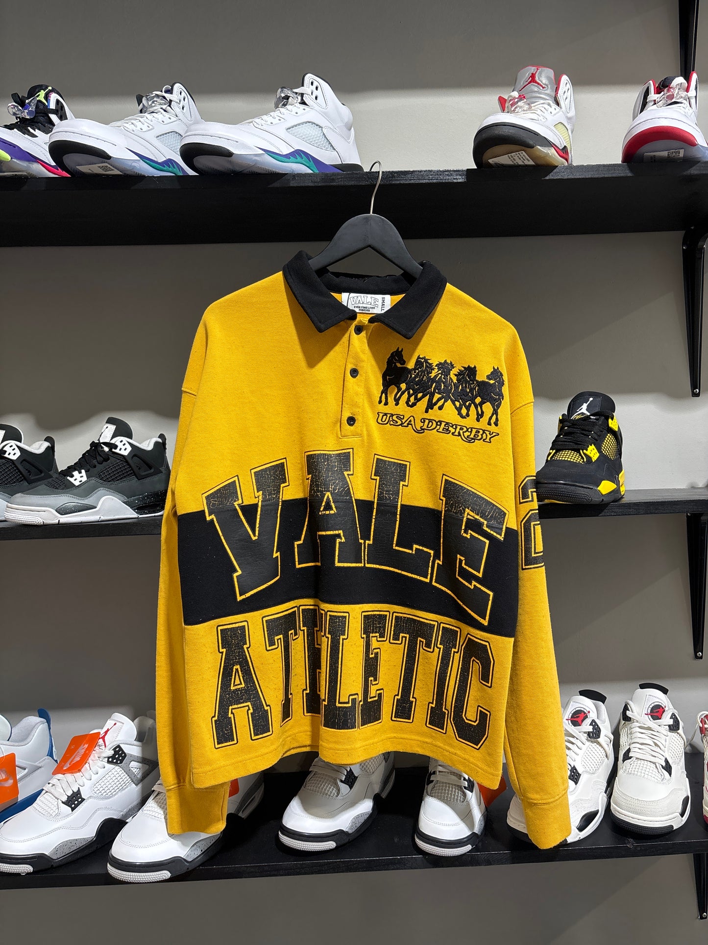 Vale Athletic Longsleeve Rugby Yellow/Black