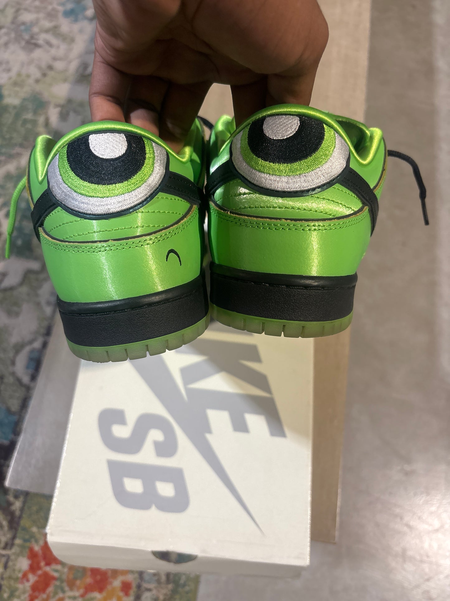 Nike Sb PowerPuff Buttercup Used Sz 11.5