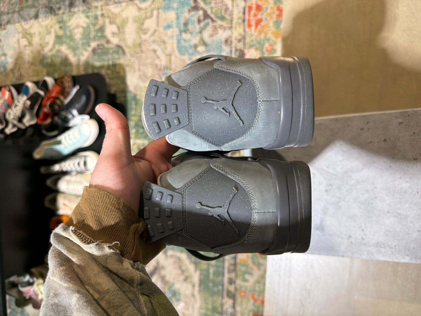 JORDAN 4 SE WET CEMENT USED SZ 13