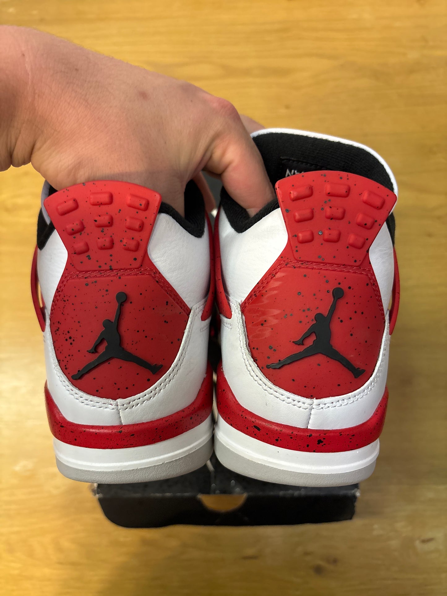 2. Air Jordan 4 Retro Red Cement Used Size 9