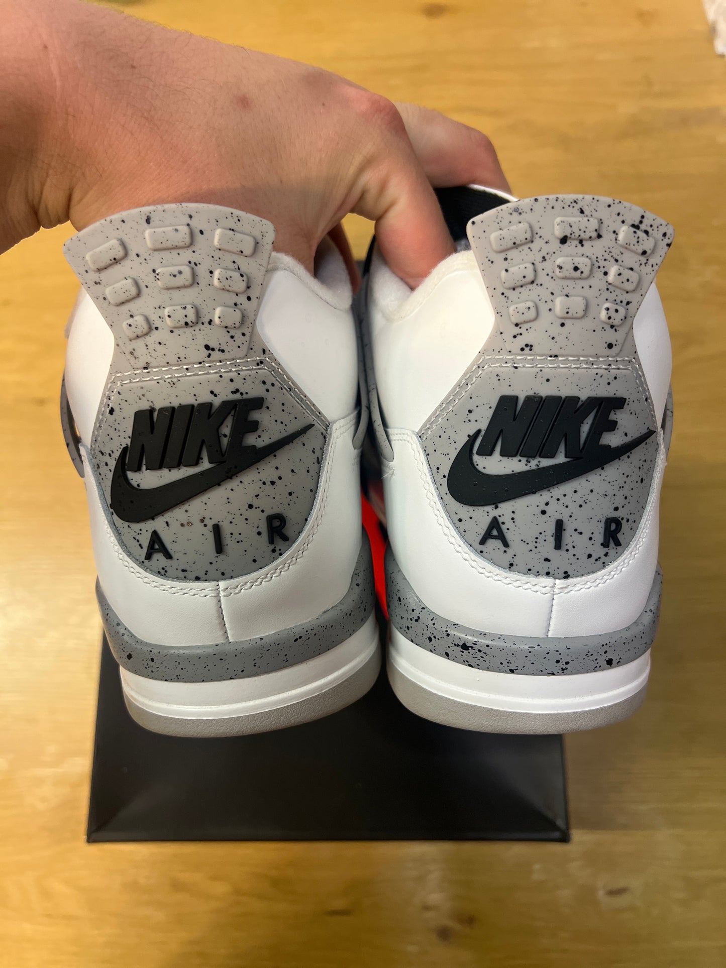 Jordan 4 retro white cement used sz 12 2025
