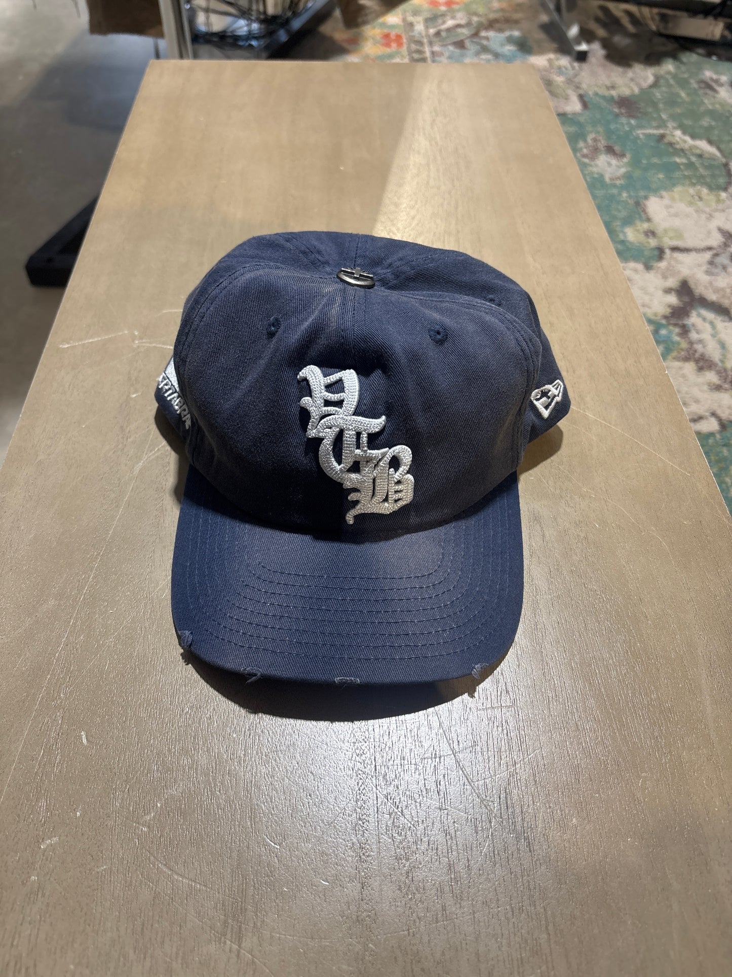 Vertabrae Navy/White Snapback
