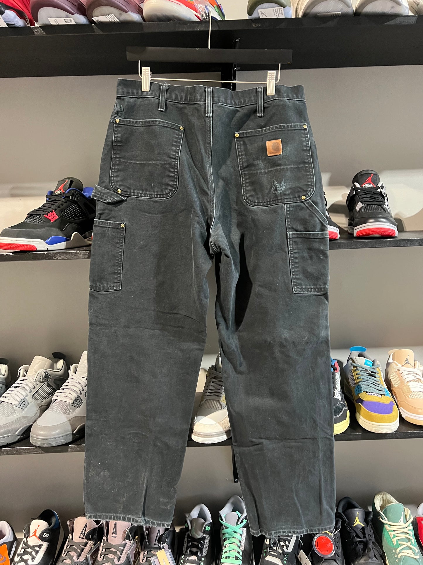 Vintage Black Carhartt Double Knee Pants