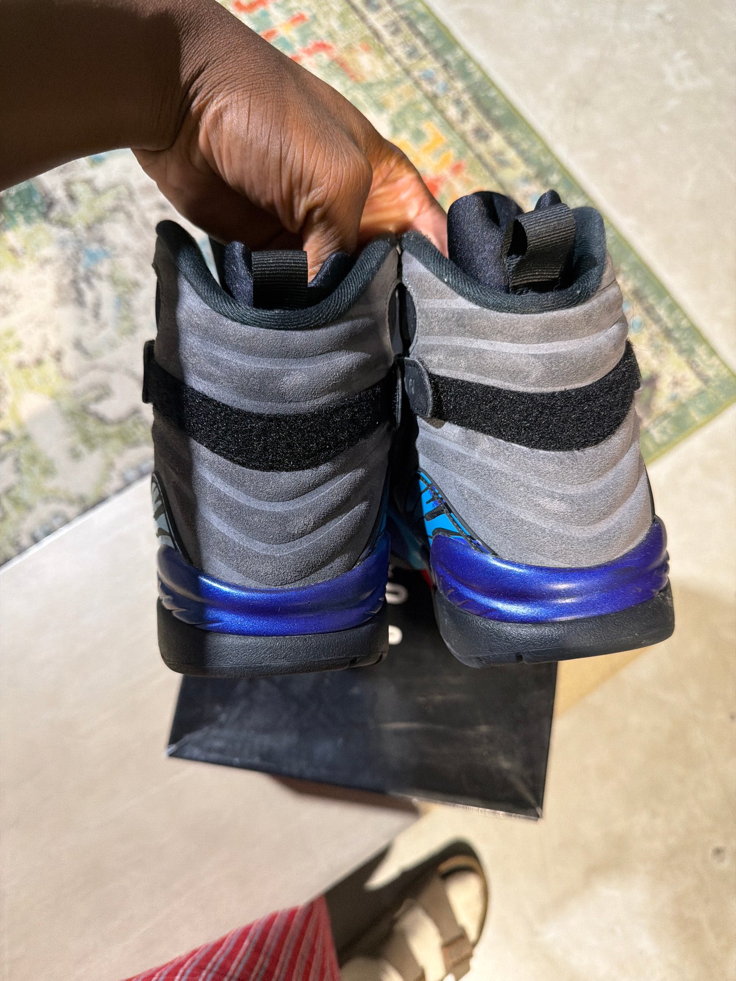 Jordan 8 Aqua Used Sz 10.5