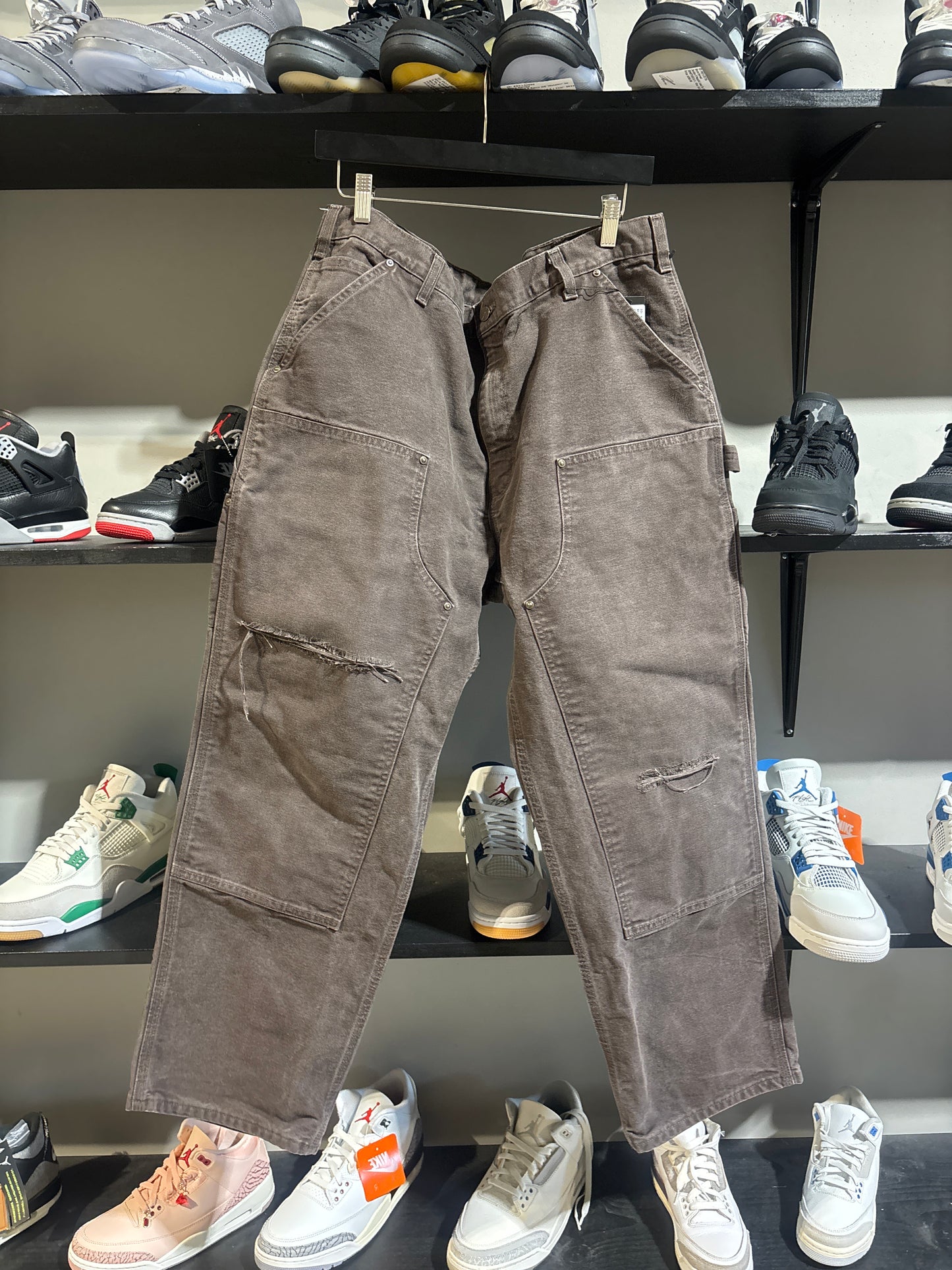Carhartt Brown Double Knees Sz 38
