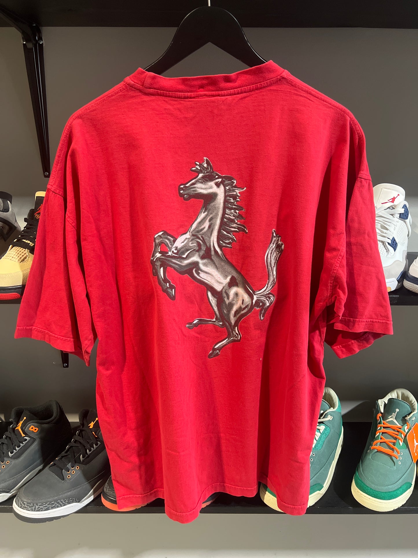 Vintage Ferrari Logo Tee Red 1999