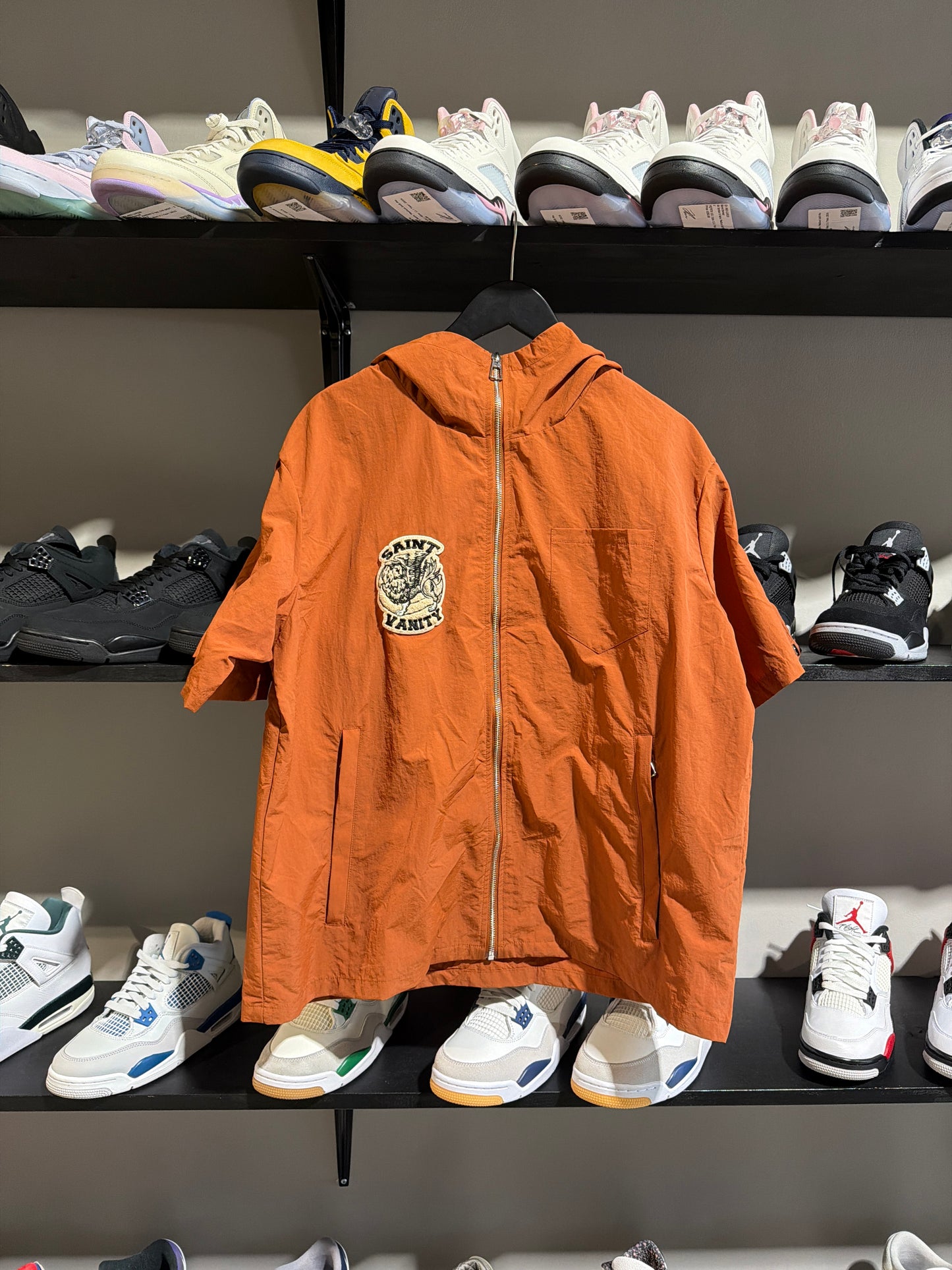 SAINT VANITY BURNT ORANGE SS HOODIE