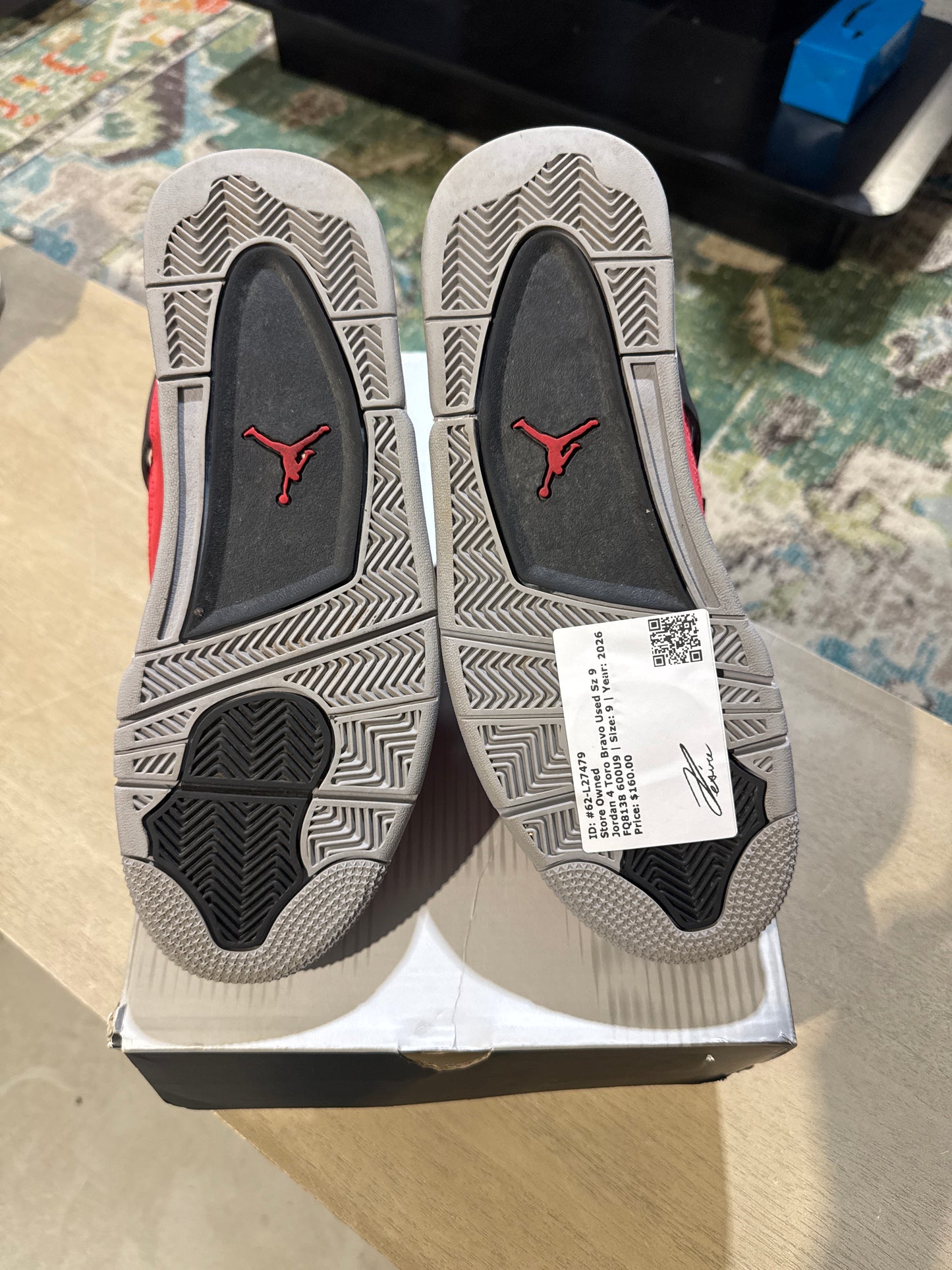 Jordan 4 Toro Bravo Used Sz 9