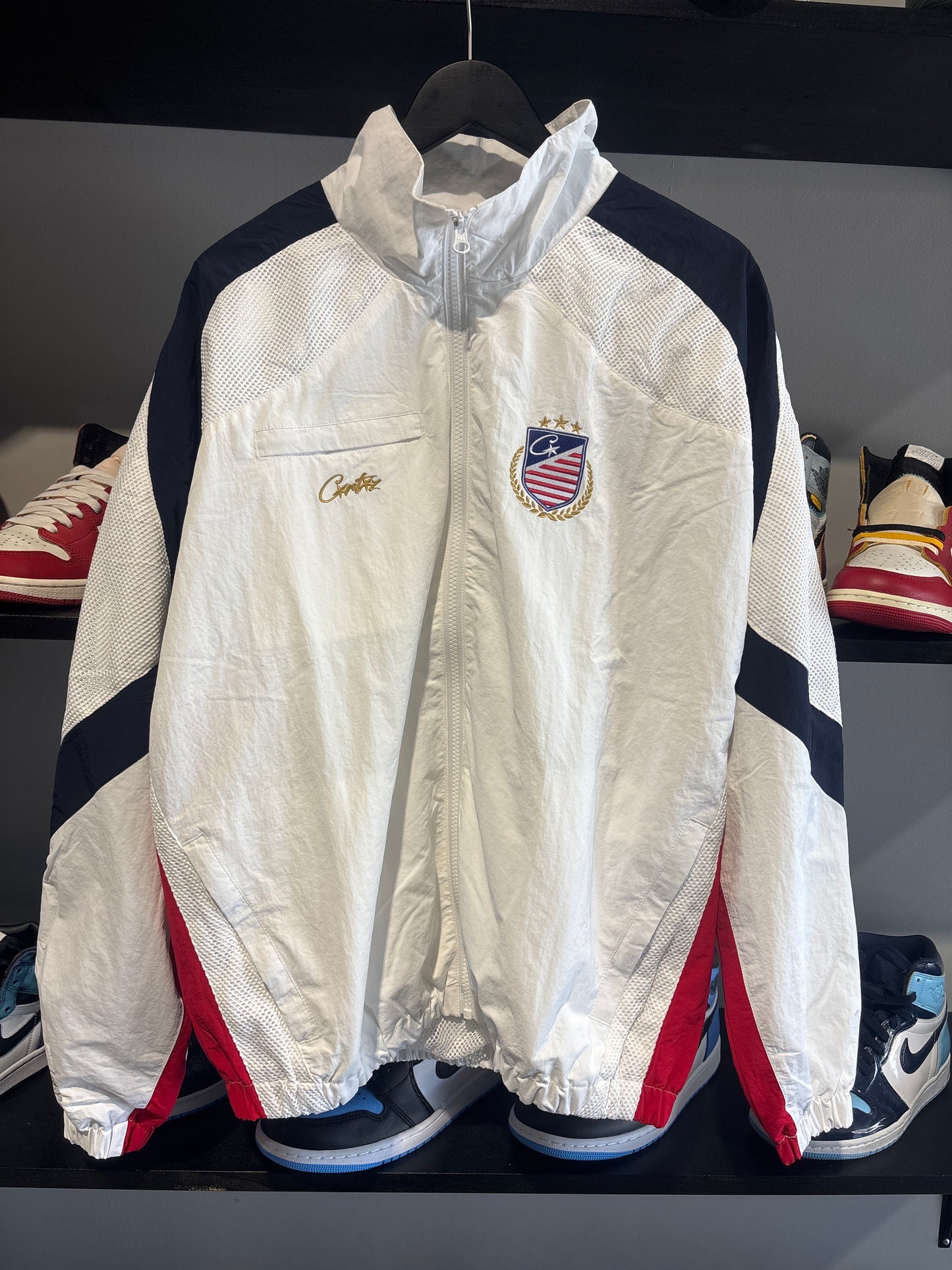 cortiez shuku jacket zipup red/white/blue