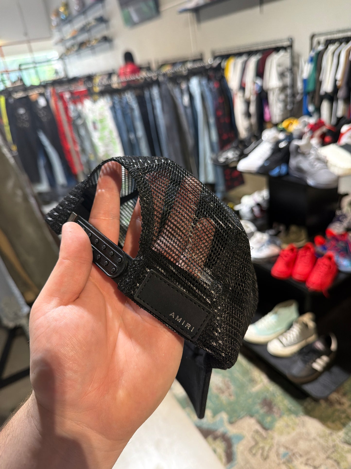 Amiri Black/Khaki Star Trucker