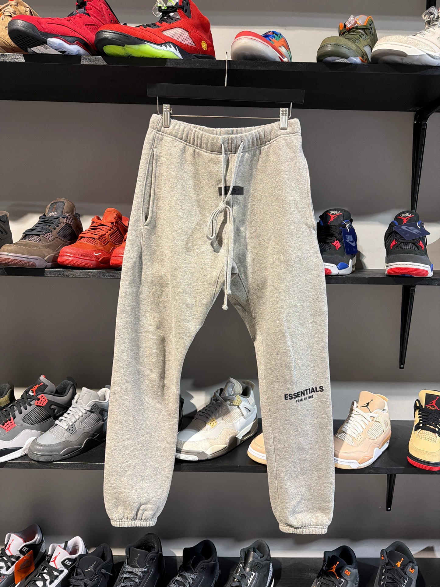 Essentials Dark Oatmeal Sweatpants U SZ XS