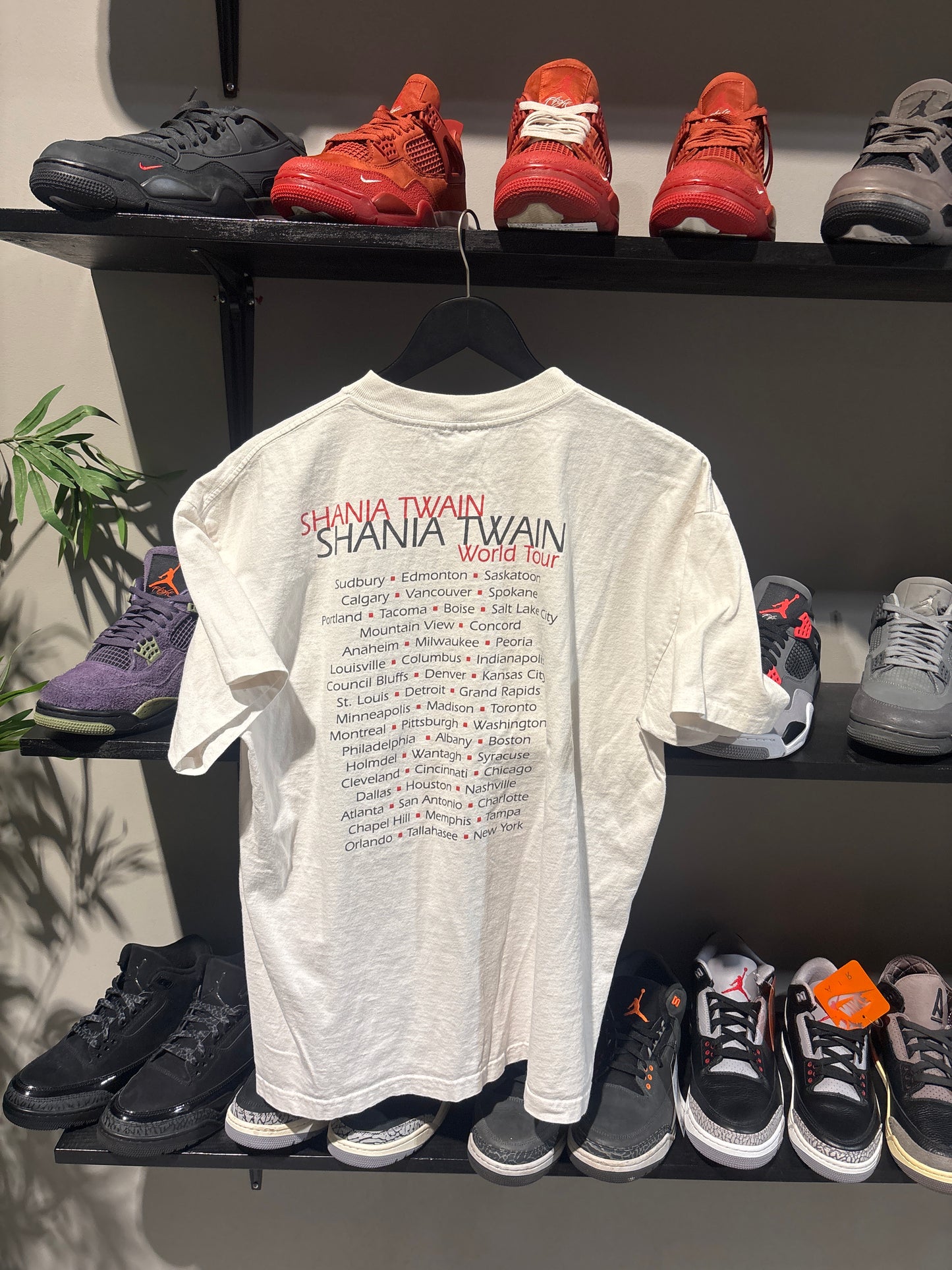 Vintage Shania Twain world tour Tee