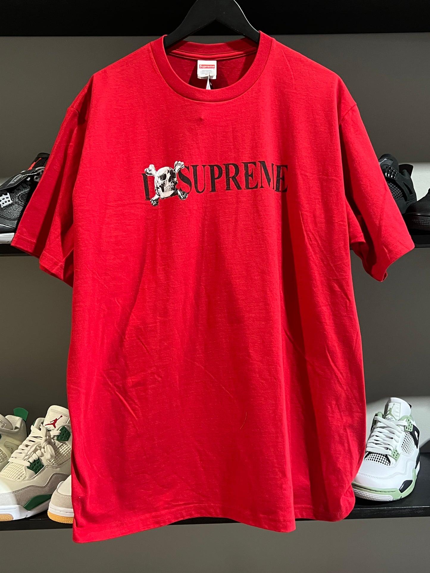 Supreme Skull Tee Red