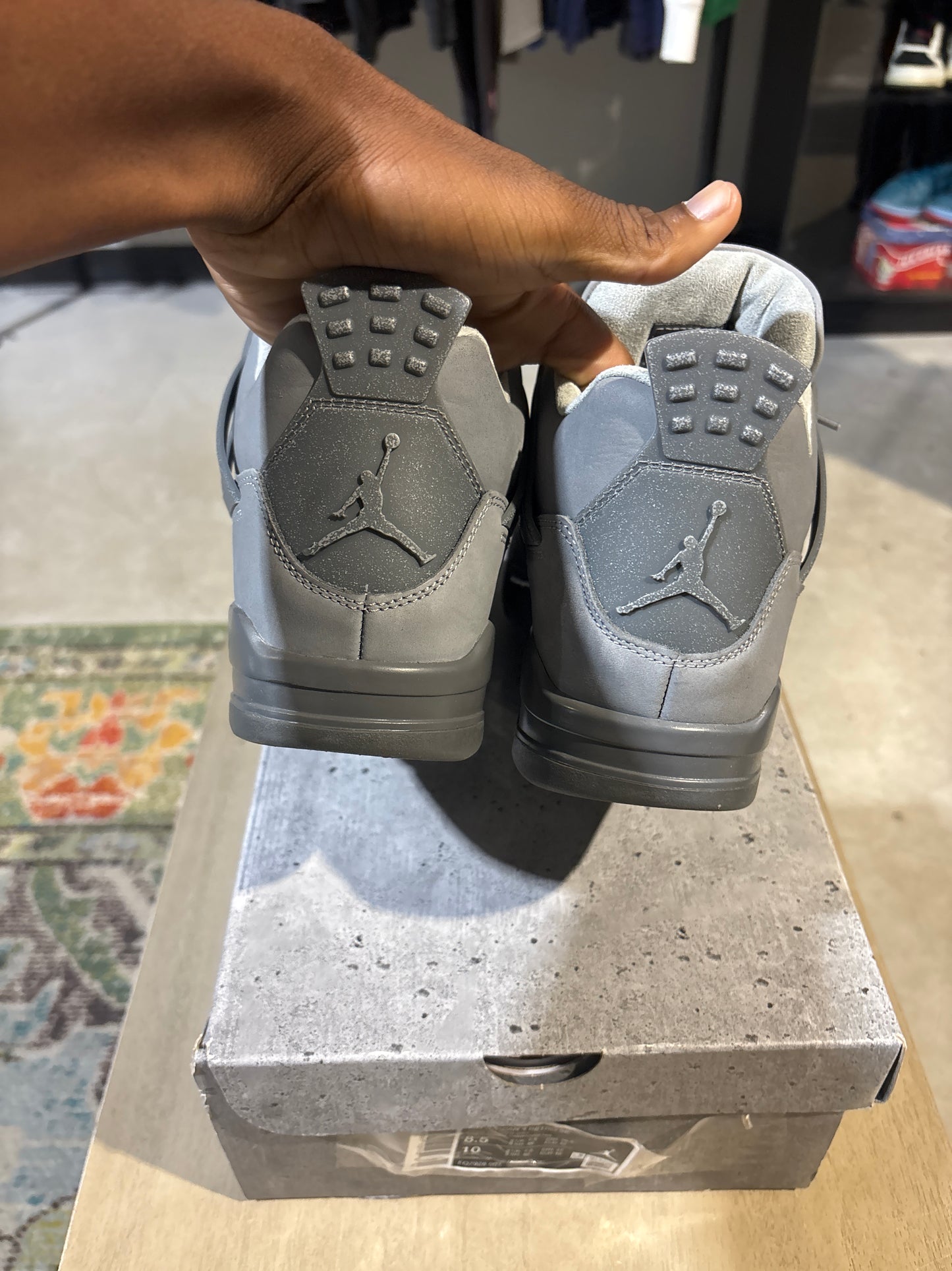 Jordan 4 Wet Cement Used Sz 8.5