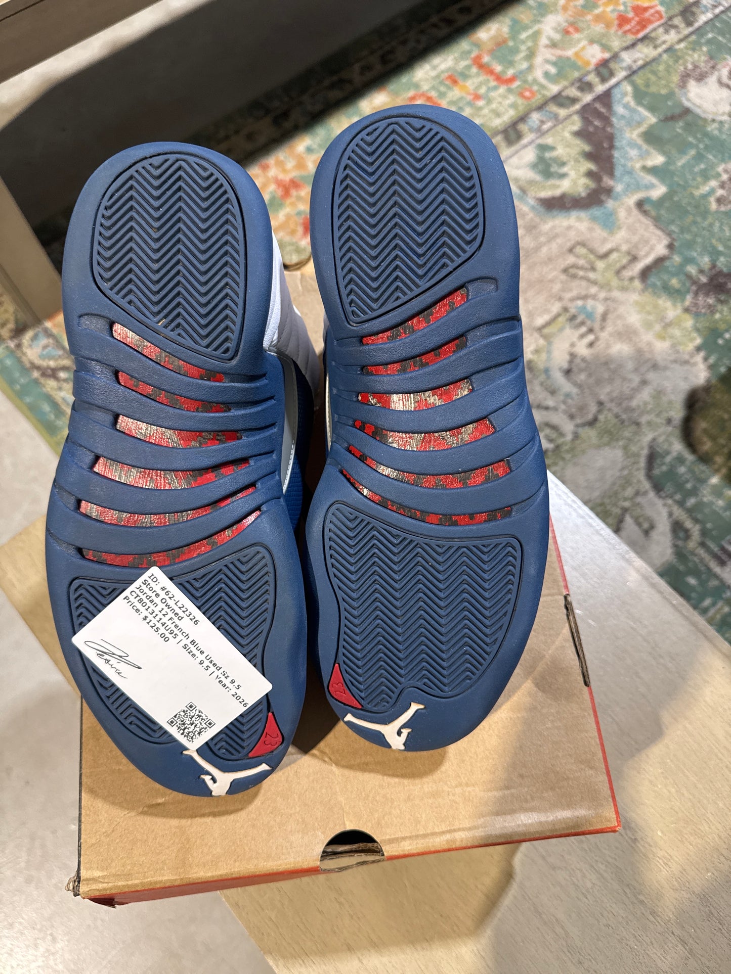Jordan 12 French Blue Used Sz 9.5