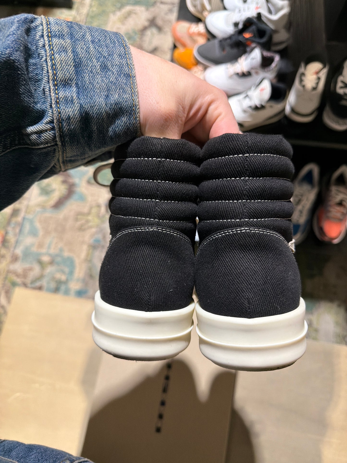 RO Vintage Sneaker High black white
